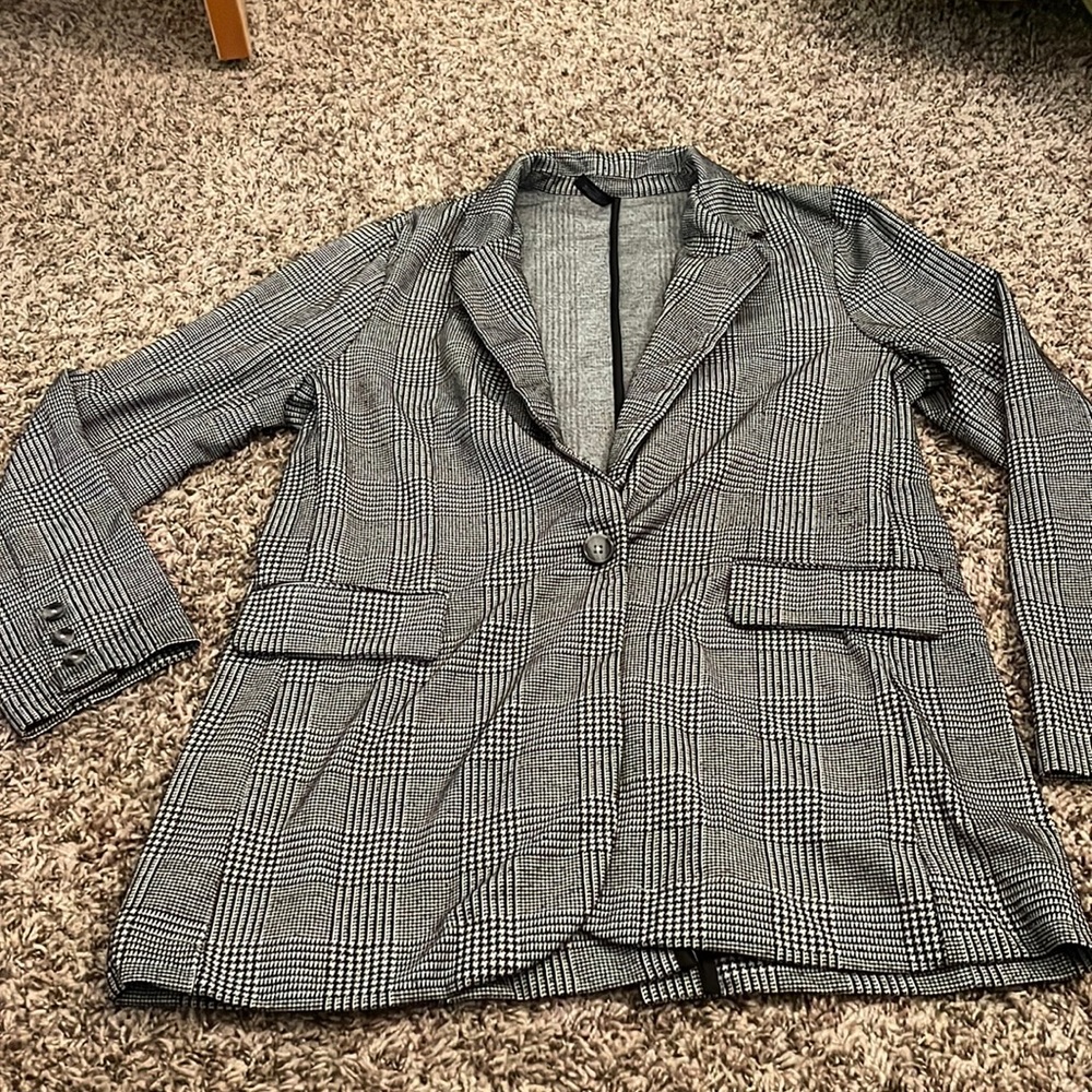 Checkered Blazer